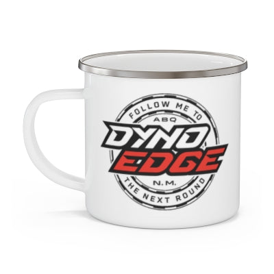 Enamel Camping Mug, Silver Rim
